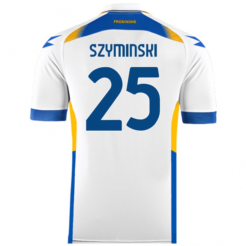 Kandiny Hombre Camiseta Przemyslaw Szyminski #25 Blanco 2ª Equipación 2024/25 La Camisa Chile