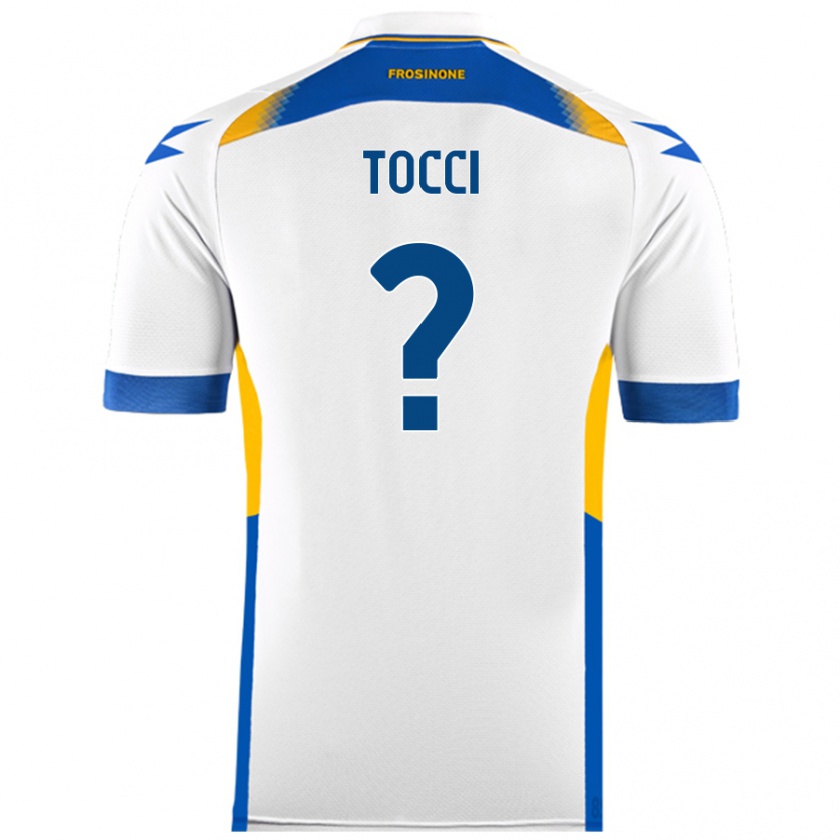 Kandiny Hombre Camiseta Federico Tocci #0 Blanco 2ª Equipación 2024/25 La Camisa Chile