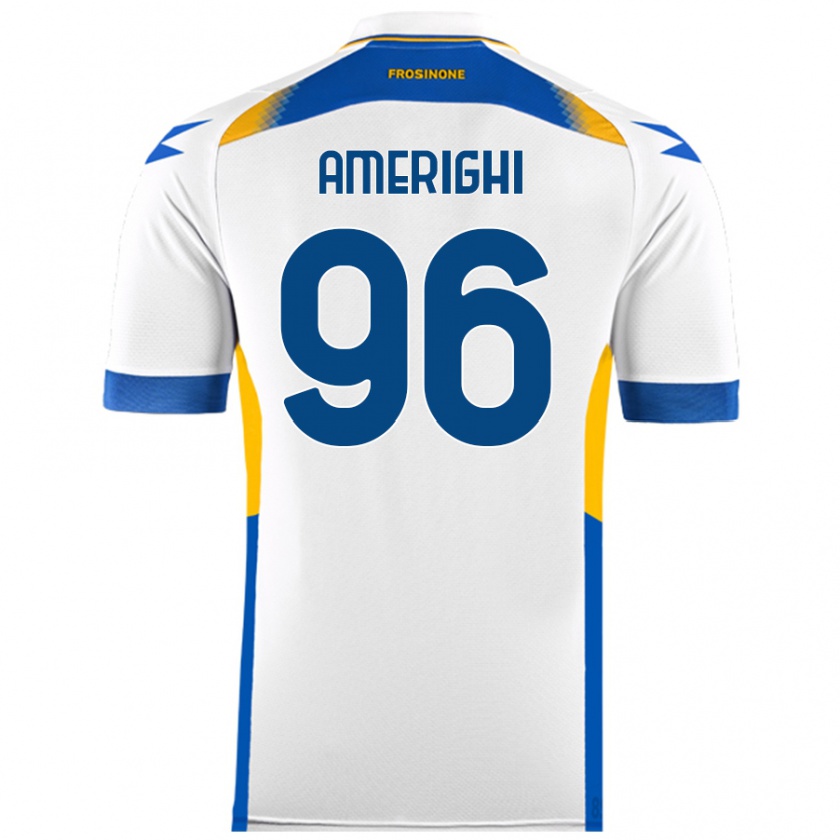 Kandiny Hombre Camiseta Igor Amerighi #96 Blanco 2ª Equipación 2024/25 La Camisa Chile