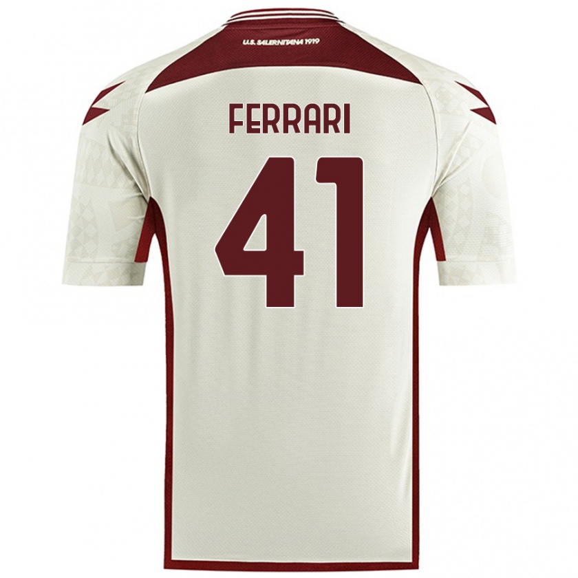 Kandiny Hombre Camiseta Tommaso Ferrari #41 Color Crema 2ª Equipación 2024/25 La Camisa Chile