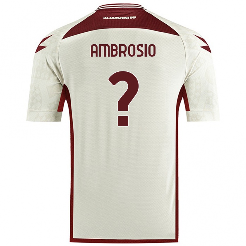 Kandiny Hombre Camiseta Alfonso Ambrosio #0 Color Crema 2ª Equipación 2024/25 La Camisa Chile