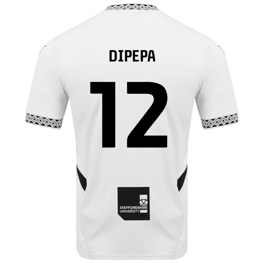 Kandiny Mujer Camiseta Baylee Dipepa #12 Blanco 1ª Equipación 2024/25 La Camisa Chile