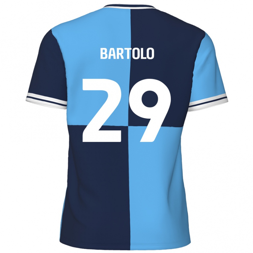 Kandiny Mujer Camiseta Jaiden Bartolo #29 Azul Cielo Azul Oscuro 1ª Equipación 2024/25 La Camisa Chile