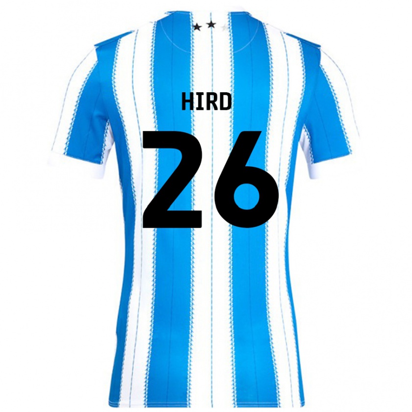 Kandiny Mujer Camiseta Kayley Hird #26 Azul Blanco 1ª Equipación 2024/25 La Camisa Chile