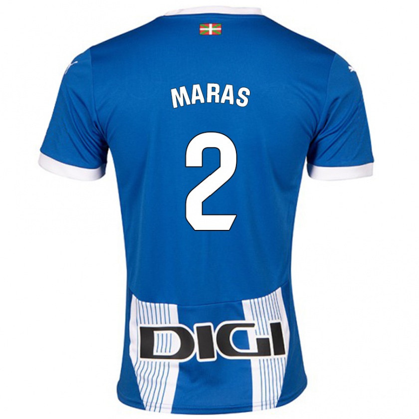 Kandiny Mujer Camiseta Nikola Maras #2 Azul 1ª Equipación 2024/25 La Camisa Chile