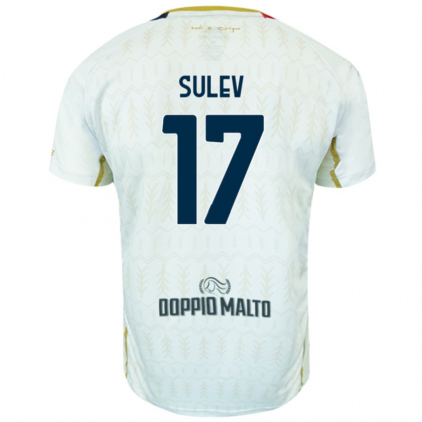 Kandiny Mujer Camiseta Ivan Sulev #17 Blanco 2ª Equipación 2024/25 La Camisa Chile