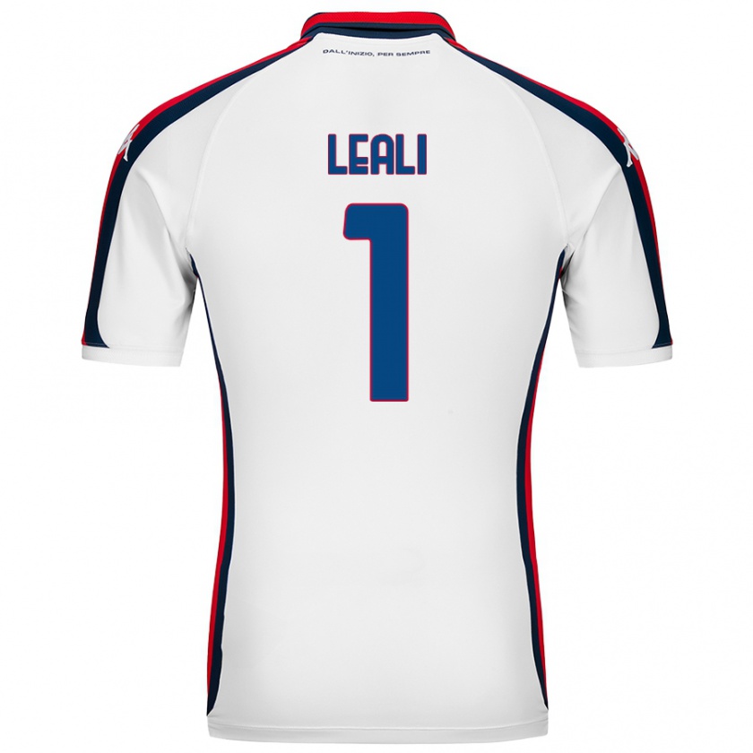 Kandiny Mujer Camiseta Nicola Leali #1 Blanco 2ª Equipación 2024/25 La Camisa Chile