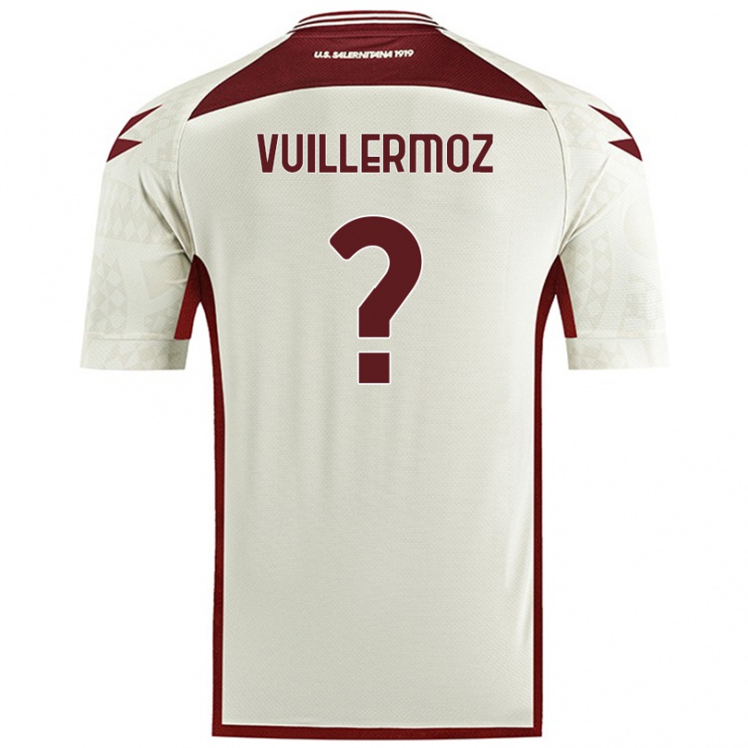 Kandiny Mujer Camiseta Joshua Vuillermoz #0 Color Crema 2ª Equipación 2024/25 La Camisa Chile