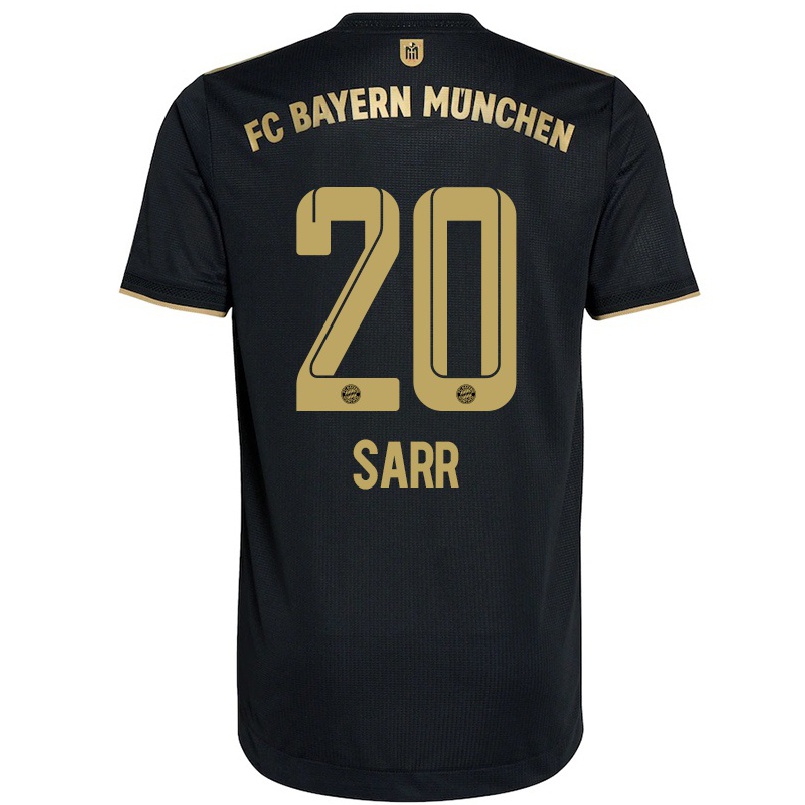 Mujer Fútbol Camiseta Bouna Sarr #20 Negro 2ª Equipación 2021/22 La Camisa Chile