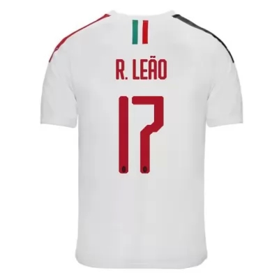 Hombre Rafael Leao 17 2ª Equipación Blanco Camiseta 2019/20 La Camisa Chile