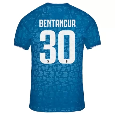 Niño Rodrigo Bentancur 30 3ª Equipación Azul Camiseta 2019/20 La Camisa Chile