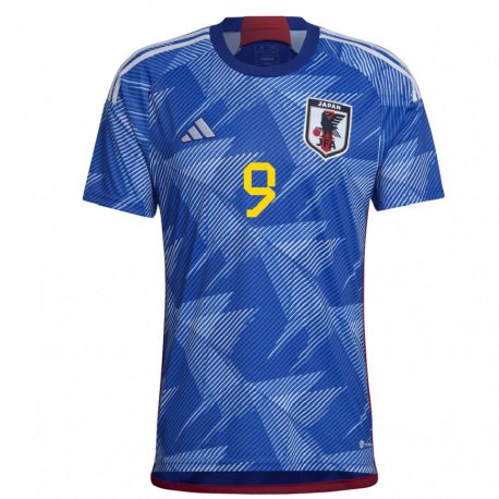 Kandiny Niño Camiseta Japón Kyogo Furuhashi #9 Azul Real 1ª Equipación 22-24 La Camisa Chile