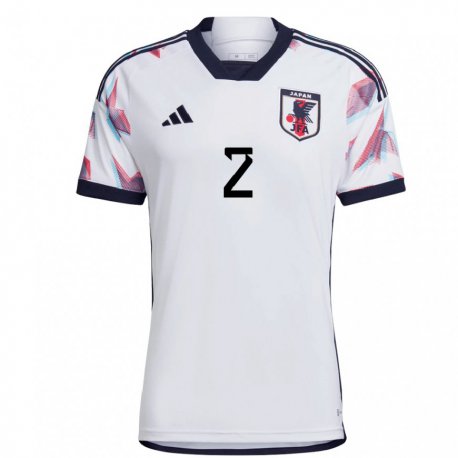 Kandiny Niño Camiseta Japón Haruki Ozawa #2 Blanco 2ª Equipación 22-24 La Camisa Chile