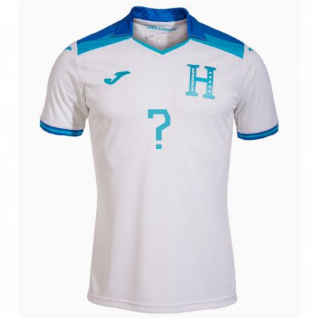 Kandiny Niño Camiseta Honduras Su Nombre #0 Blanco 1ª Equipación 24-26 La Camisa Chile