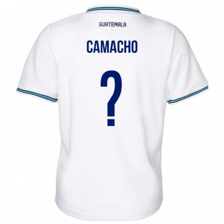 Kandiny Niño Camiseta Guatemala Samuel Camacho #0 Blanco 1ª Equipación 24-26 La Camisa Chile