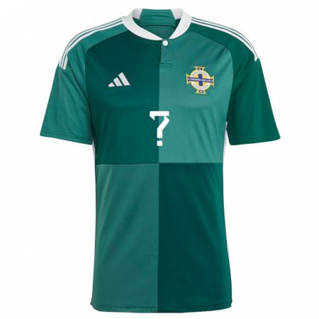 Kandiny Niño Camiseta Irlanda Del Norte Jack Patterson #0 Verde 1ª Equipación 24-26 La Camisa Chile