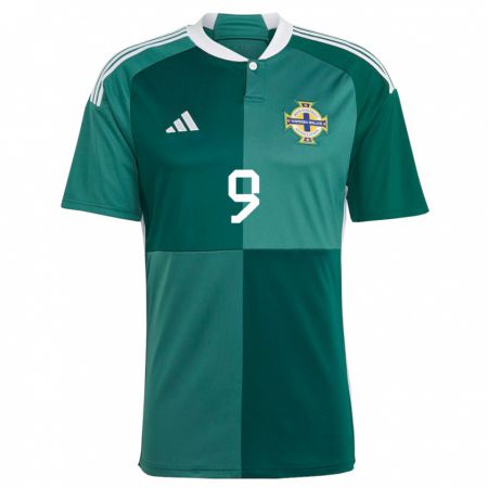 Kandiny Niño Camiseta Irlanda Del Norte Kirsty Mcguinness #9 Verde 1ª Equipación 24-26 La Camisa Chile