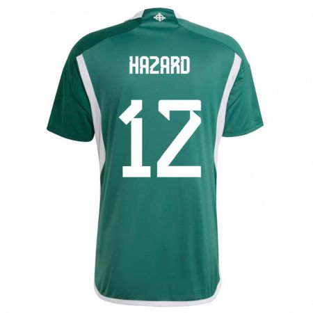 Kandiny Niño Camiseta Irlanda Del Norte Conor Hazard #12 Verde 1ª Equipación 24-26 La Camisa Chile