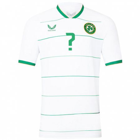 Kandiny Niño Camiseta Irlanda James Crawford #0 Blanco 2ª Equipación 24-26 La Camisa Chile