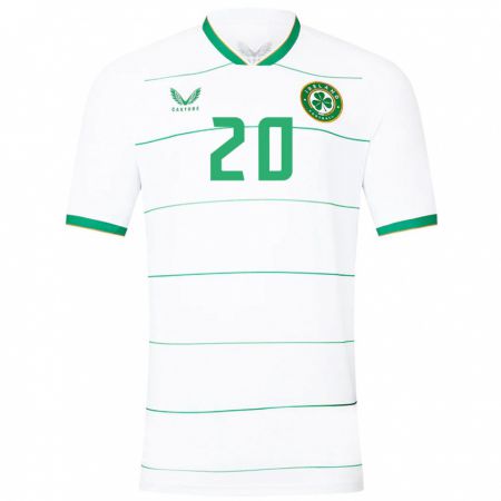 Kandiny Niño Camiseta Irlanda Marissa Sheva #20 Blanco 2ª Equipación 24-26 La Camisa Chile