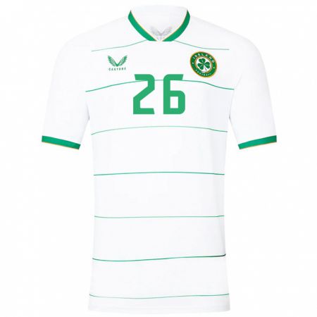 Kandiny Niño Camiseta Irlanda Tara O'hanlon #26 Blanco 2ª Equipación 24-26 La Camisa Chile