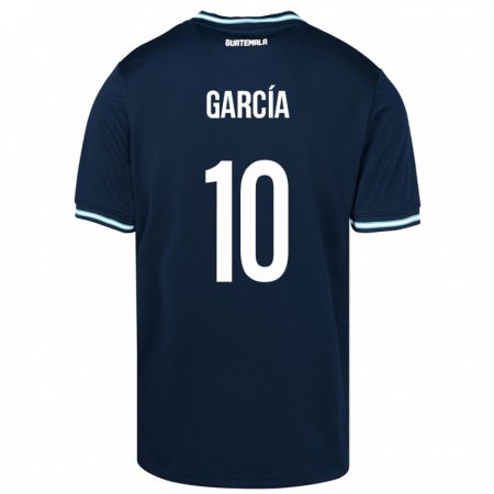 Kandiny Niño Camiseta Guatemala Gabriel García #10 Azul 2ª Equipación 24-26 La Camisa Chile