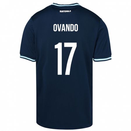 Kandiny Niño Camiseta Guatemala Sandra Ovando #17 Azul 2ª Equipación 24-26 La Camisa Chile