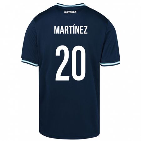 Kandiny Niño Camiseta Guatemala Ana Lucía Martínez #20 Azul 2ª Equipación 24-26 La Camisa Chile