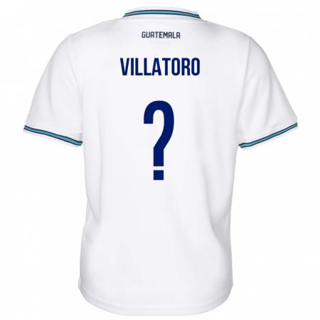 Kandiny Hombre Camiseta Guatemala Grace Villatoro #0 Blanco 1ª Equipación 24-26 La Camisa Chile