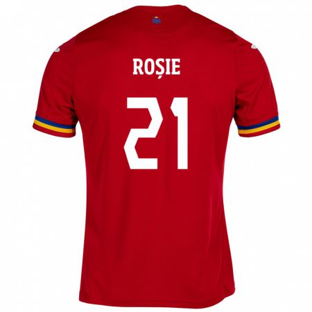 Kandiny Hombre Camiseta Rumania Genoveva Roșie #21 Rojo 2ª Equipación 24-26 La Camisa Chile