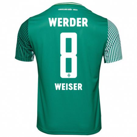 Kandiny Niño Camiseta Mitchell Weiser #8 Verde 1ª Equipación 2023/24 La Camisa Chile