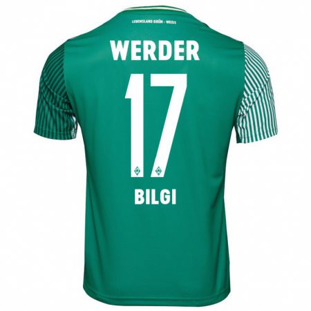 Kandiny Niño Camiseta Süleyman Bilgi #17 Verde 1ª Equipación 2023/24 La Camisa Chile