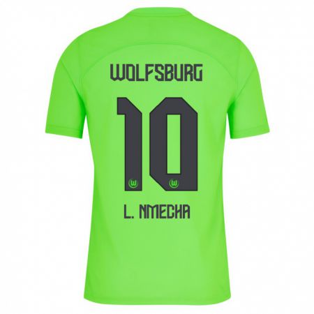 Kandiny Niño Camiseta Lukas Nmecha #10 Verde 1ª Equipación 2023/24 La Camisa Chile
