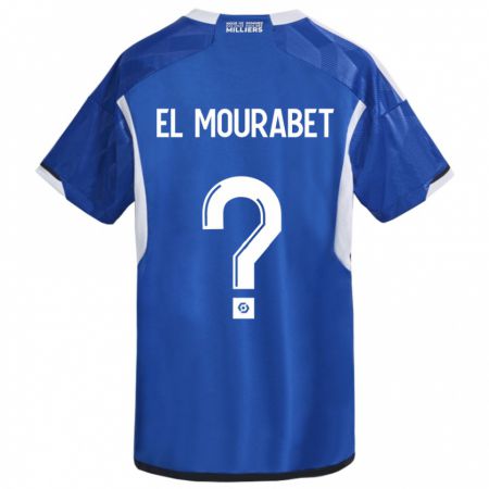 Kandiny Niño Camiseta Samir El Mourabet #0 Azul 1ª Equipación 2023/24 La Camisa Chile