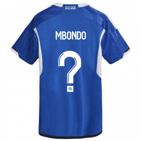 Kandiny Niño Camiseta Fredy André Mbondo #0 Azul 1ª Equipación 2023/24 La Camisa Chile