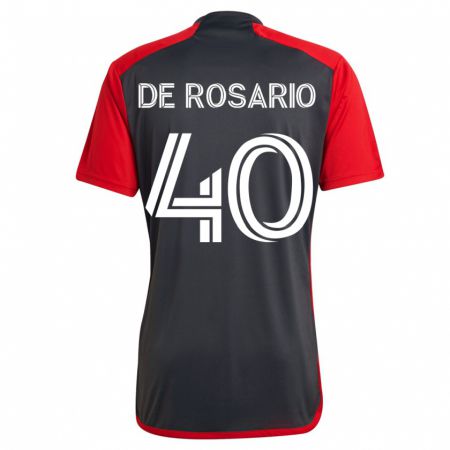 Kandiny Niño Camiseta Adisa De Rosario #40 Gris 1ª Equipación 2023/24 La Camisa Chile