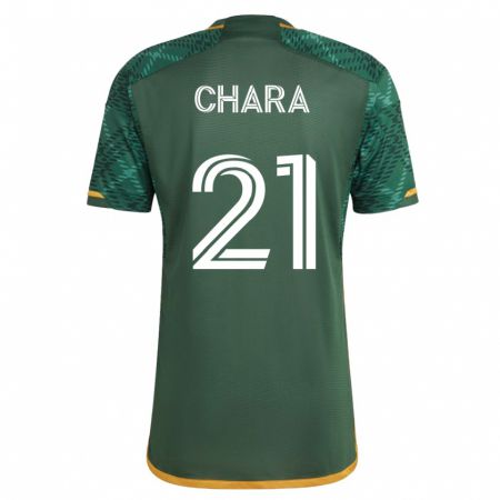 Kandiny Niño Camiseta Diego Chará #21 Verde 1ª Equipación 2023/24 La Camisa Chile