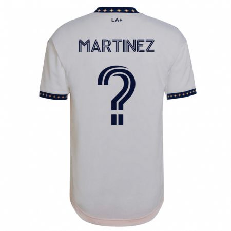 Kandiny Niño Camiseta Enrique Martinez #0 Blanco 1ª Equipación 2023/24 La Camisa Chile