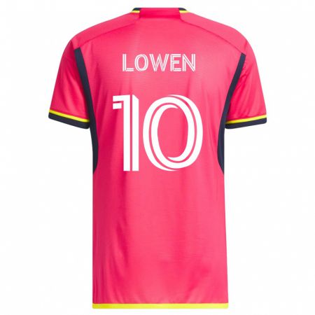 Kandiny Niño Camiseta Eduard Löwen #10 Rosa 1ª Equipación 2023/24 La Camisa Chile