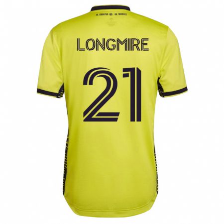 Kandiny Niño Camiseta Ahmed Longmire #21 Amarillo 1ª Equipación 2023/24 La Camisa Chile