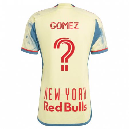 Kandiny Niño Camiseta Alex Gomez #0 Amarillo 1ª Equipación 2023/24 La Camisa Chile