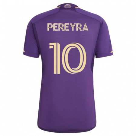 Kandiny Niño Camiseta Mauricio Pereyra #10 Violeta 1ª Equipación 2023/24 La Camisa Chile