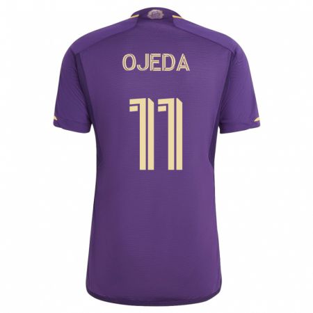 Kandiny Niño Camiseta Martín Ojeda #11 Violeta 1ª Equipación 2023/24 La Camisa Chile