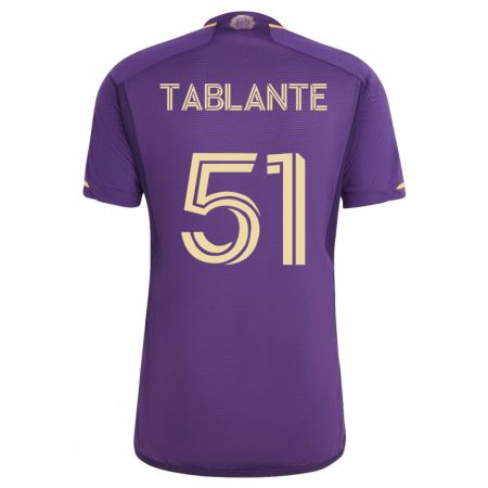 Kandiny Niño Camiseta Moises Tablante #51 Violeta 1ª Equipación 2023/24 La Camisa Chile