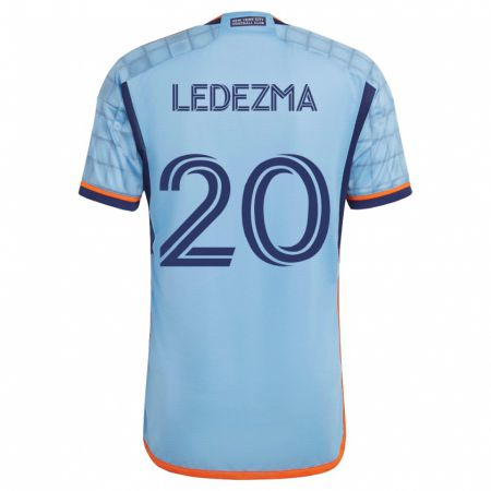 Kandiny Niño Camiseta Richard Ledezma #20 Azul 1ª Equipación 2023/24 La Camisa Chile