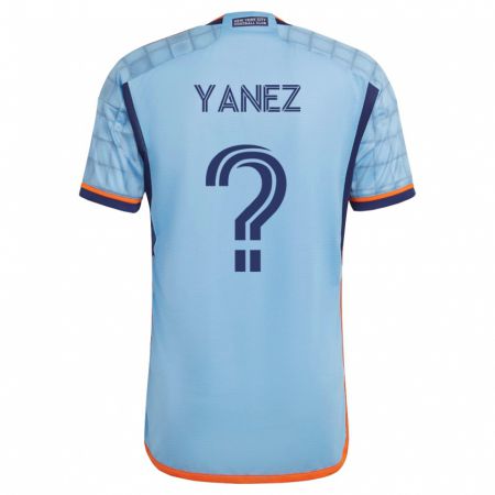 Kandiny Niño Camiseta Zidane Yañez #0 Azul 1ª Equipación 2023/24 La Camisa Chile