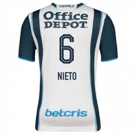 Kandiny Niño Camiseta Karla Nieto #6 Armada 1ª Equipación 2023/24 La Camisa Chile