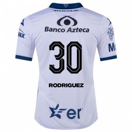 Kandiny Niño Camiseta Jesús Rodríguez #30 Blanco 1ª Equipación 2023/24 La Camisa Chile