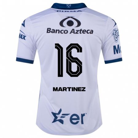 Kandiny Niño Camiseta Dulce Martínez #16 Blanco 1ª Equipación 2023/24 La Camisa Chile