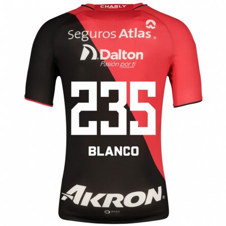 Kandiny Niño Camiseta Luis Blanco #235 Negro 1ª Equipación 2023/24 La Camisa Chile